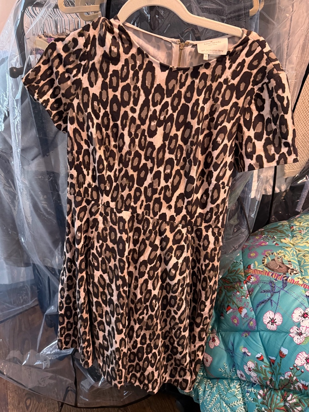 Kate spade leopard dress size 8